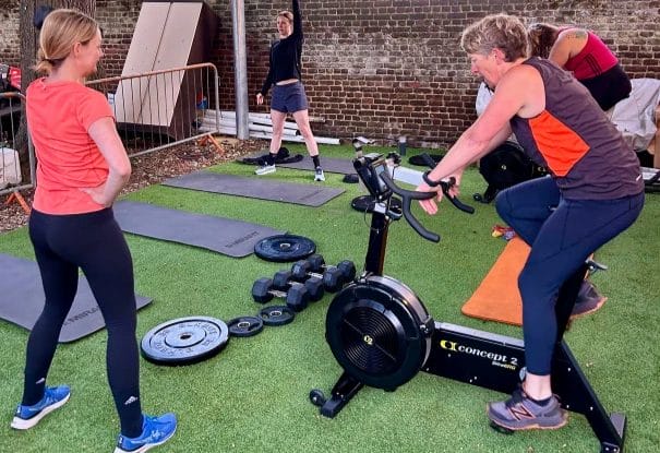 small group train with people at Plan B Fitness Teddington
